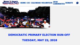 What Bexardemocrats.org website looked like in 2018 (5 years ago)