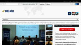 What Bhnovinari.ba website looked like in 2018 (5 years ago)