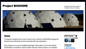 What Biohome.net website looked like in 2018 (5 years ago)