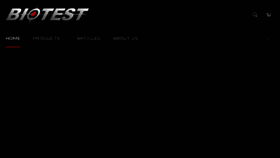 What Biotest.co.uk website looked like in 2018 (5 years ago)