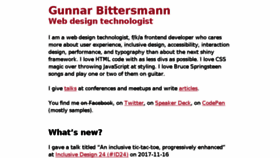 What Bittersmann.de website looked like in 2018 (5 years ago)