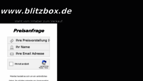 What Blitzbox.de website looked like in 2018 (5 years ago)