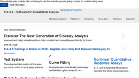 What Bioassay.de website looked like in 2018 (5 years ago)