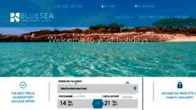 What Blueseahotels.es website looked like in 2018 (5 years ago)