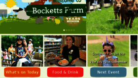 What Bockettsfarm.co.uk website looked like in 2018 (5 years ago)