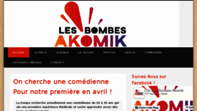 What Bombes-akomik.fr website looked like in 2018 (5 years ago)
