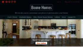 What Boonehomes.net website looked like in 2018 (5 years ago)