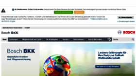What Bosch-bkk.de website looked like in 2018 (5 years ago)
