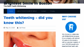 What Bostonbritesmile.com website looked like in 2018 (5 years ago)