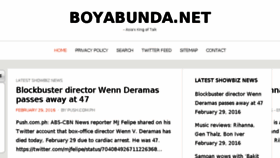 What Boyabunda.net website looked like in 2018 (5 years ago)