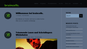 What Braincells.de website looked like in 2018 (5 years ago)