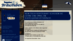 What Braeustuben.de website looked like in 2018 (5 years ago)