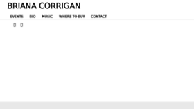 What Brianacorrigan.com website looked like in 2018 (5 years ago)