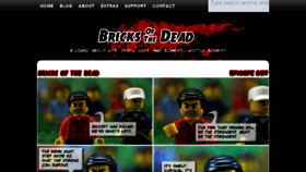What Bricksofthedead.com website looked like in 2018 (5 years ago)