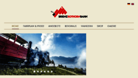 What Brienz-rothorn-bahn.ch website looked like in 2018 (5 years ago)