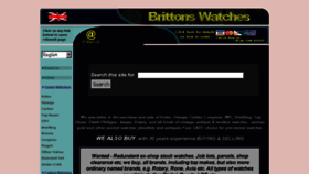 What Brittons-watches.co.uk website looked like in 2018 (5 years ago)