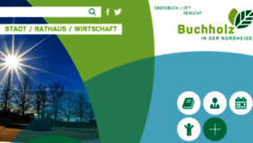 What Buchholz.de website looked like in 2018 (5 years ago)