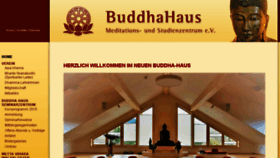 What Buddha-haus.de website looked like in 2018 (5 years ago)