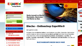 What Bleche-onlineshop.de website looked like in 2018 (5 years ago)