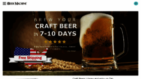 What Beermachine.com website looked like in 2018 (5 years ago)
