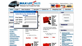 What Bulklotsales.com website looked like in 2018 (5 years ago)