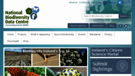 What Biodiversityireland.ie website looked like in 2018 (5 years ago)