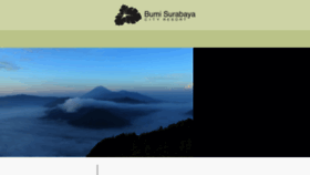 What Bumisurabaya.com website looked like in 2018 (5 years ago)