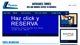 What Bus.e-torres.net website looked like in 2018 (5 years ago)