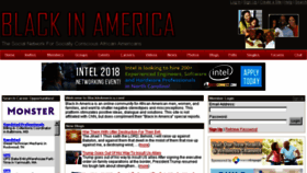 What Blackinamerica.com website looked like in 2018 (5 years ago)