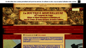 What Boutique-merveilleuse.biz website looked like in 2018 (7 years ago)