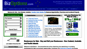 What Bizoptions.com website looked like in 2011 (13 years ago)