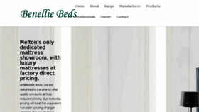 What Benelliebeds.com.au website looked like in 2018 (5 years ago)