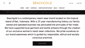What Beachgoldbali.com website looked like in 2018 (5 years ago)