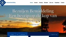 What Bezuijenbemiddeling.nl website looked like in 2018 (5 years ago)