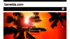 What Benelda.com website looked like in 2018 (5 years ago)
