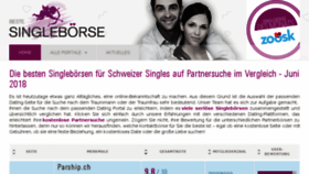What Beste-singleboerse.ch website looked like in 2018 (5 years ago)
