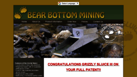 What Bearbottommining.com website looked like in 2018 (5 years ago)