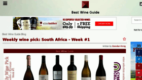 What Bestwineguide.net website looked like in 2018 (5 years ago)