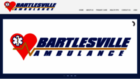What Bartlesvilleambulance.com website looked like in 2018 (5 years ago)