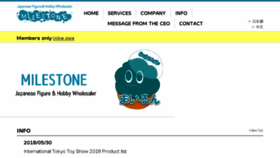 What B2bmilestone.com website looked like in 2018 (5 years ago)