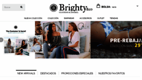 What Brightyandco.com website looked like in 2018 (5 years ago)
