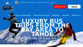 What Bayareaskibus.com website looked like in 2018 (5 years ago)