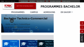 What Bachelor-idrac.fr website looked like in 2018 (5 years ago)