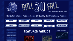 What Ball2ufall.com website looked like in 2018 (5 years ago)