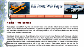 What Billpentz.com website looked like in 2018 (5 years ago)