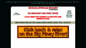 What Boilingspringsresort.com website looked like in 2018 (5 years ago)