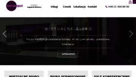 What Biznesspot.pl website looked like in 2018 (5 years ago)