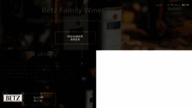 What Betzfamilywinery.com website looked like in 2018 (5 years ago)