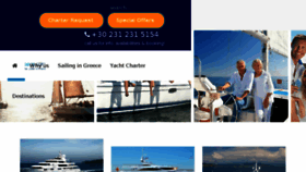 What Boatgreece.com website looked like in 2018 (5 years ago)