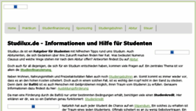 What Blog.studilux.de website looked like in 2018 (5 years ago)